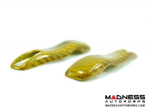 Porsche Key Fob Cover - Carbon Fiber - Yellow Candy Porsche Key Fob Cover - Carbon Fiber - Yellow Candy